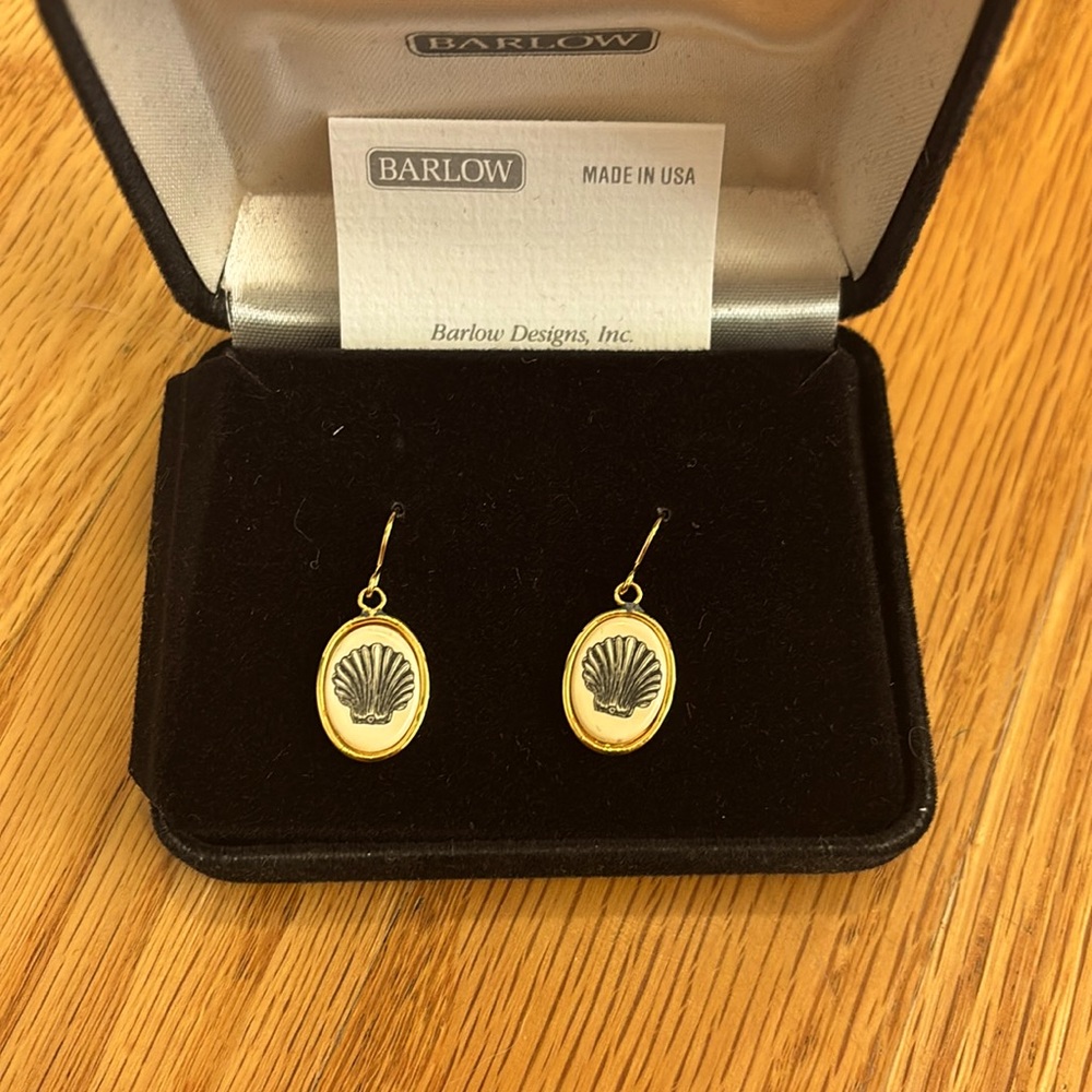 Seashell Earrings from Barlow Designs